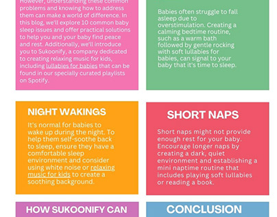 Common Baby Sleep Issues and Their Solutions