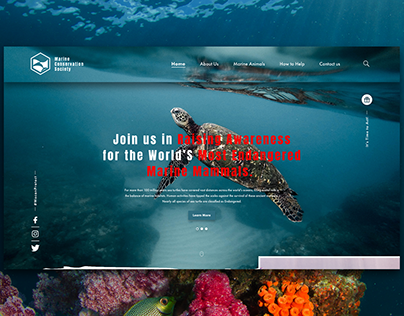 Website Design for Marine Conservation Society
