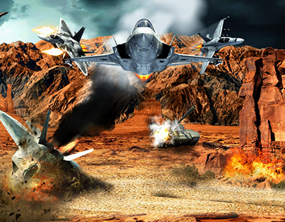 Desert war game poster
