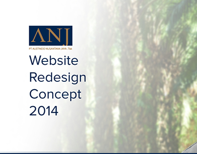 ANJ Website Redesign Concept 2014