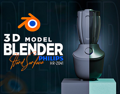 PHILIPS HR2041 Blender 3D Model