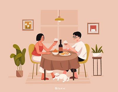 Dating at home