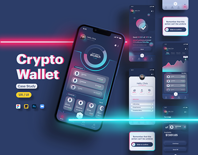 Crypto Wallet - Case Study UX / UI
