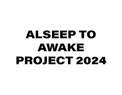 ASLEEP to AWAKE motion graphics project