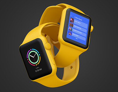 Digital Watch App Design