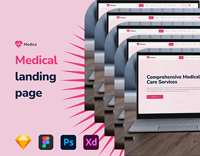 Medical & Health care Landing page
