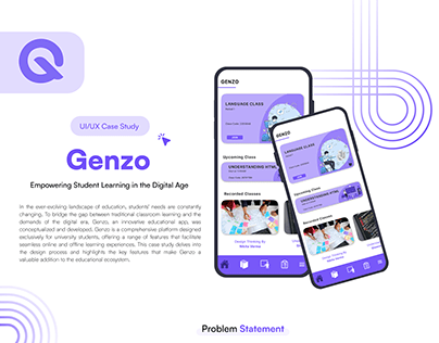 Genzo- UI/UX Case Study