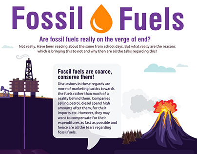 Infographic Design - Fossil Fuels