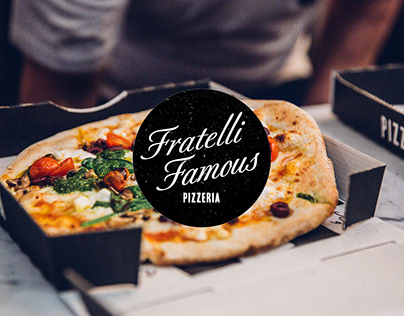 Fratelli Famous Pizzeria Branding