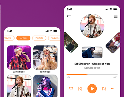 Music App Interaction Design