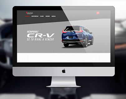Honda CR-V 2017 Landing page