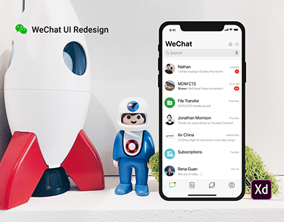 WeChat Redesign (Based on iOS 11 GUI) P1 Preview
