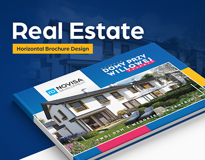 Real Estate - A4 Horizontal Brochure Design - DPW