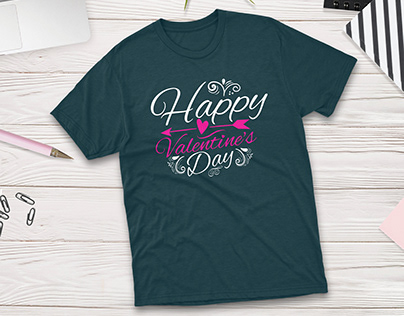 Happy Valentine's day T shirt design