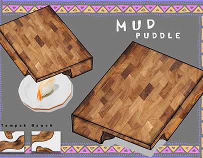 MUD PUDDLE chopping board