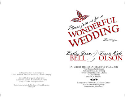 Wedding Invitation : Olson