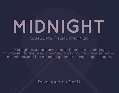 MIDNIGHT - Samsung Theme