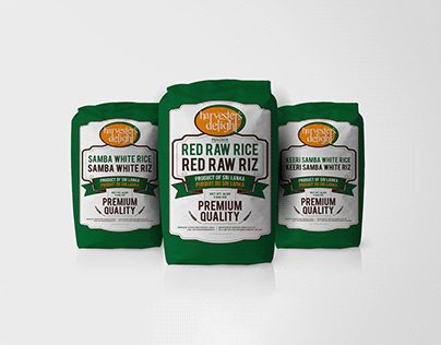 Harvesters Delight - Raw Rice Packaging