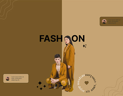 Fash-On (fashion website) Landing Page
