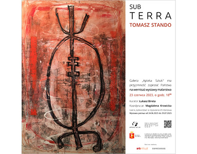 Zaproszenia na wystawę malarstwa „Sub Terra” | 2023