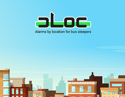 cLoc — alarm by location app concept