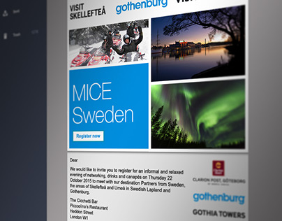 Email - Swedish Lapland MICE Event