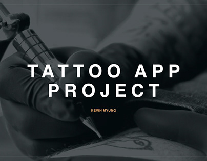 Student Project - Tattoo Booking App Concept