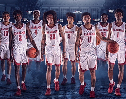 2019-2020 Alabama Men's Basketball Graphics
