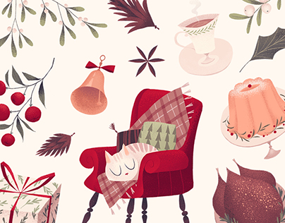 Christmas illustrations 2017