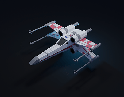 X-Wing (lowpoly)