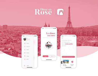 Diner en rose - Food concept app