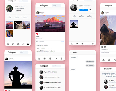 Instagram Clone Full-Stack Project