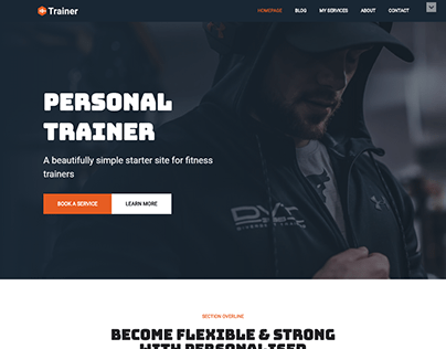 Fitness Trainer Landing Page