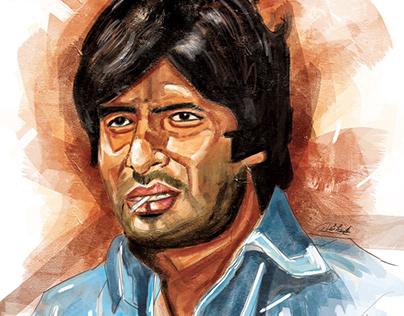Atul's Sketchings: Amitabh Bachchan (The Star of Millennium)