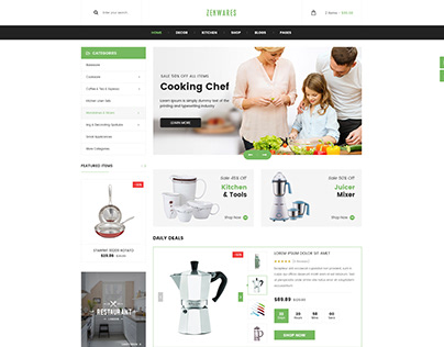 Best Kitchen Appliances WooCommerce WordPress Themes