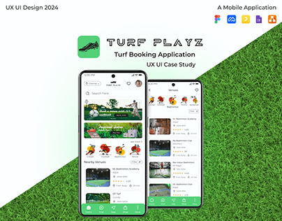 Turf Booking Application UX UI Case Study