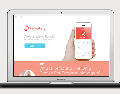 Remotely Home Automation Marketing Site