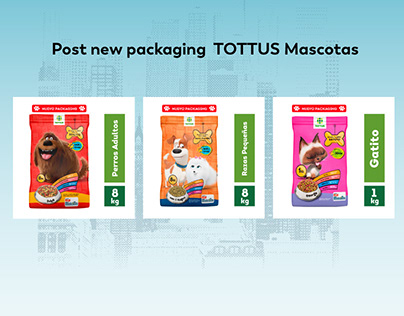 Post new packaging TOTTUS Mascotas