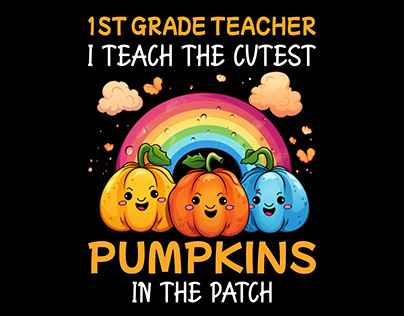 1st grade teacher I teach the cutest pumpkins