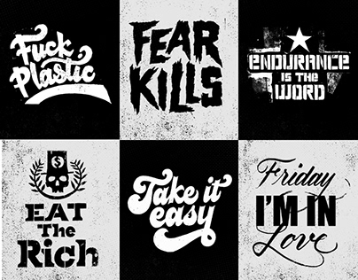 Hand lettering projects