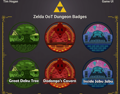 Zelda Ocarina of Time, Badges/Icons