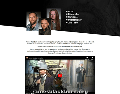 James Blackburn Website