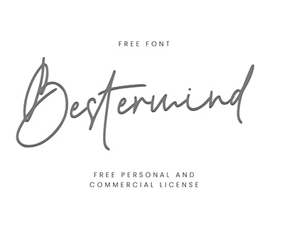 Bestermind Script (Free Font)
