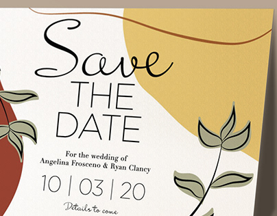 Print Design-Save The Date