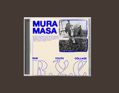Mura Masa - Raw Youth Collage (CD Album Cover Concept)