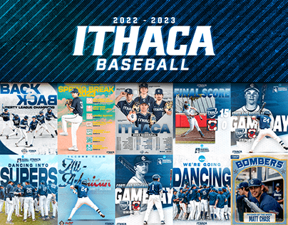 2023 Ithaca College Baseball Social Media Identity