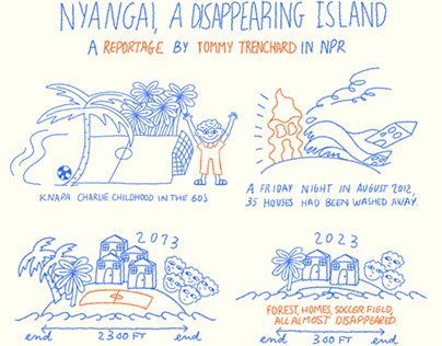 A disappearing island