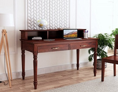 Study Table Wooden Online - Sheesham Wood Study Table