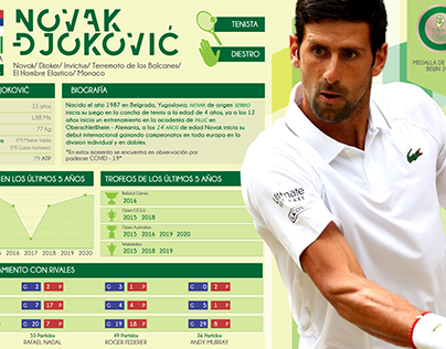 Infografia Estadística Novak Djokovic