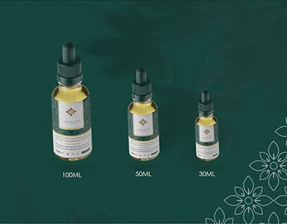 argan oil brand packaging design
